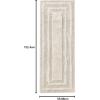 imageEddie Bauer  Bathroom Rug Runner Soft Tufted Cotton Bathroom Decor Super Absorbent ampamp Quick Dry Logan White 60quot x 22quotLight Grey