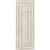 imageEddie Bauer  Bathroom Rug Runner Soft Tufted Cotton Bathroom Decor Super Absorbent ampamp Quick Dry Logan White 60quot x 22quotLight Grey