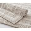 imageEddie Bauer  Bathroom Rug Runner Soft Tufted Cotton Bathroom Decor Super Absorbent ampamp Quick Dry Logan White 60quot x 22quotLight Grey