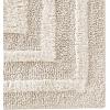 imageEddie Bauer  Bathroom Rug Runner Soft Tufted Cotton Bathroom Decor Super Absorbent ampamp Quick Dry Logan White 60quot x 22quotLight Grey