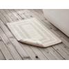 imageEddie Bauer  Bathroom Rug Runner Soft Tufted Cotton Bathroom Decor Super Absorbent ampamp Quick Dry Logan White 60quot x 22quotLight Grey