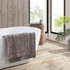 imageEddie Bauer  Bathroom Rug Runner Soft Tufted Cotton Bathroom Decor Super Absorbent ampamp Quick Dry Logan White 60quot x 22quotMedium Brown