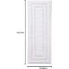 imageEddie Bauer  Bathroom Rug Runner Soft Tufted Cotton Bathroom Decor Super Absorbent ampamp Quick Dry Logan White 60quot x 22quotWhite