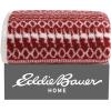 imageEddie Bauer  Blanket Super Soft Reversible Sherpa ampamp Brushed Fleece Bedding Throw Blankets for Couch Ideal for Lounging Bunkhouse Plaid GreyAlpine Fair Isle RedWhite