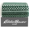 imageEddie Bauer  Blanket Super Soft Reversible Sherpa ampamp Brushed Fleece Bedding Throw Blankets for Couch Ideal for Lounging Bunkhouse Plaid GreyAlpine Fair Isle Green