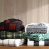 imageEddie Bauer  Blanket Super Soft Reversible Sherpa ampamp Brushed Fleece Bedding Throw Blankets for Couch Ideal for Lounging Bunkhouse Plaid GreyAlpine Fair Isle Green