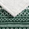 imageEddie Bauer  Blanket Super Soft Reversible Sherpa ampamp Brushed Fleece Bedding Throw Blankets for Couch Ideal for Lounging Bunkhouse Plaid GreyAlpine Fair Isle Green