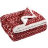 imageEddie Bauer  Blanket Super Soft Reversible Sherpa ampamp Brushed Fleece Bedding Throw Blankets for Couch Ideal for Lounging Bunkhouse Plaid GreyAlpine Fair Isle RedWhite