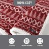 imageEddie Bauer  Blanket Super Soft Reversible Sherpa ampamp Brushed Fleece Bedding Throw Blankets for Couch Ideal for Lounging Bunkhouse Plaid GreyAlpine Fair Isle RedWhite