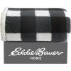 imageEddie Bauer  Blanket Super Soft Reversible Sherpa ampamp Brushed Fleece Bedding Throw Blankets for Couch Ideal for Lounging Bunkhouse Plaid GreyBlack Check
