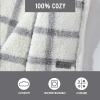 imageEddie Bauer  Blanket Super Soft Reversible Sherpa ampamp Brushed Fleece Bedding Throw Blankets for Couch Ideal for Lounging Bunkhouse Plaid GreyBunkhouse Plaid GreyIvory