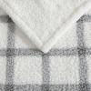 imageEddie Bauer  Blanket Super Soft Reversible Sherpa ampamp Brushed Fleece Bedding Throw Blankets for Couch Ideal for Lounging Bunkhouse Plaid GreyBunkhouse Plaid GreyIvory