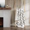 imageEddie Bauer  Blanket Super Soft Reversible Sherpa ampamp Brushed Fleece Bedding Throw Blankets for Couch Ideal for Lounging Bunkhouse Plaid GreyBunkhouse Plaid GreyIvory