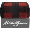 imageEddie Bauer  Blanket Super Soft Reversible Sherpa ampamp Brushed Fleece Bedding Throw Blankets for Couch Ideal for Lounging Bunkhouse Plaid GreyRedBlack