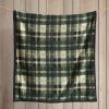 imageEddie Bauer  Blanket Super Soft Reversible Sherpa ampamp Brushed Fleece Bedding Throw Blankets for Couch Ideal for Lounging Bunkhouse Plaid GreyTrailhead Plaid Green