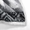 imageEddie Bauer  Blanket Super Soft Reversible Sherpa ampamp Brushed Fleece Bedding Throw Blankets for Couch Ideal for Lounging Bunkhouse Plaid GreyWoodland Fair Isle GreyWhite