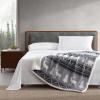 imageEddie Bauer  Blanket Super Soft Reversible Sherpa ampamp Brushed Fleece Bedding Throw Blankets for Couch Ideal for Lounging Bunkhouse Plaid GreyWoodland Fair Isle GreyWhite