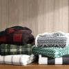 imageEddie Bauer  Blanket Super Soft Reversible Sherpa ampamp Brushed Fleece Bedding Throw Blankets for Couch Ideal for Lounging Bunkhouse Plaid GreyWoodland Fair Isle GreyWhite