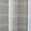 imageEddie Bauer  Shower Curtain Lightweight Cotton Bathroom Decor Buttonhole Top Cabin Plaid Green 72quot x 72quotKettle Falls Beige
