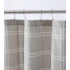 imageEddie Bauer  Shower Curtain Lightweight Cotton Bathroom Decor Buttonhole Top Cabin Plaid Green 72quot x 72quotKettle Falls Beige