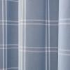 imageEddie Bauer  Shower Curtain Lightweight Cotton Bathroom Decor Buttonhole Top Cabin Plaid Green 72quot x 72quotKettle Falls Blue