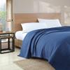 imageEddie Bauer  Twin Blanket Premium Cotton Variegated Weave Bedding Striped Home Decor OekoTex Certified Variegated Weave Stripe Green TwinBlue