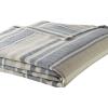 imageEddie Bauer  Twin Blanket Ultra Plush Bedding Lightweight Home Decor for All Seasons Fern Garden Green TwinBlue Stripe