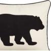 imageEddie Bauer Home Throw Pillow with Zipper Closure Perfect Home Decor for Bed or Sofa 16quot x 20quot Bear Twill BlackBear Twill Black