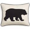 imageEddie Bauer Home Throw Pillow with Zipper Closure Perfect Home Decor for Bed or Sofa 16quot x 20quot Bear Twill BlackBear Twill Black