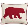 imageEddie Bauer Home Throw Pillow with Zipper Closure Perfect Home Decor for Bed or Sofa 16quot x 20quot Bear Twill BlackBear Twill Red