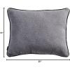 imageEddie Bauer Home Throw Pillow with Zipper Closure Perfect Home Decor for Bed or Sofa 16quot x 20quot Bear Twill BlackElk CharcoalBlack