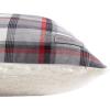 imageEddie Bauer Home Throw Pillow with Zipper Closure Perfect Home Decor for Bed or Sofa 16quot x 20quot Bear Twill BlackWallace Plaid CharcoalRed