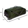 imageEddie Bauer Traverse Rolling Duffel BagMade from Ripstop Polyester with Telescoping Handle Dark Loden 22LDark Loden