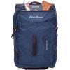 imageEddie Bauer Traverse Rolling Duffel BagMade from Ripstop Polyester with Telescoping Handle Dark Loden 22LMedium Indigo