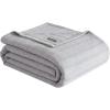 imageEddie Bauer  Twin Blanket Premium Cotton Variegated Weave Bedding Striped Home Decor OekoTex Certified Variegated Weave Stripe Green TwinGrey