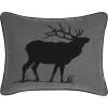 imageEddie Bauer Home Throw Pillow with Zipper Closure Perfect Home Decor for Bed or Sofa 16quot x 20quot Bear Twill BlackElk CharcoalBlack