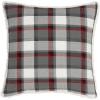 imageEddie Bauer Home Throw Pillow with Zipper Closure Perfect Home Decor for Bed or Sofa 16quot x 20quot Bear Twill BlackWallace Plaid CharcoalRed