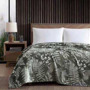 imageEddie Bauer  Twin Blanket Ultra Plush Bedding Lightweight Home Decor for All Seasons Fern Garden Green TwinFern Garden Green