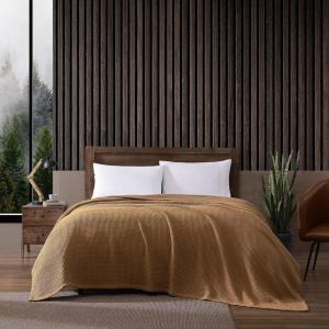 imageEddie Bauer  Twin Blanket Ultra Plush Bedding Lightweight Home Decor for All Seasons Fern Garden Green TwinSolid Brown