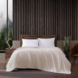 imageEddie Bauer  Twin Blanket Ultra Plush Bedding Lightweight Home Decor for All Seasons Fern Garden Green TwinSolid White