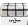 imageEddie Bauer  Throw Blanket Reversible Sherpa Fleece Bedding Home Decor for All Seasons New Castle Red ThrowBeigeCharcoal