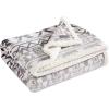 imageEddie Bauer  Throw Blanket Reversible Sherpa Fleece Bedding Home Decor for All Seasons New Castle Red ThrowClyde Hill Stripe