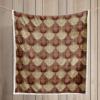 imageEddie Bauer  Throw Blanket Reversible Sherpa Fleece Bedding Home Decor for All Seasons New Castle Red ThrowCopper Creek Brown