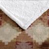 imageEddie Bauer  Throw Blanket Reversible Sherpa Fleece Bedding Home Decor for All Seasons New Castle Red ThrowCopper Creek Brown
