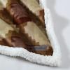imageEddie Bauer  Throw Blanket Reversible Sherpa Fleece Bedding Home Decor for All Seasons New Castle Red ThrowCopper Creek Brown