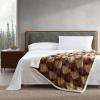 imageEddie Bauer  Throw Blanket Reversible Sherpa Fleece Bedding Home Decor for All Seasons New Castle Red ThrowCopper Creek Brown