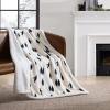 imageEddie Bauer  Throw Blanket Reversible Sherpa Fleece Bedding Home Decor for All Seasons New Castle Red ThrowEmperor Penguin Navy Blue