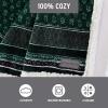 imageEddie Bauer  Throw Blanket Reversible Sherpa Fleece Bedding Home Decor for All Seasons New Castle Red ThrowFair Isle Green