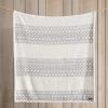 imageEddie Bauer  Throw Blanket Reversible Sherpa Fleece Bedding Home Decor for All Seasons New Castle Red ThrowFair Isle Peak GreyWhite