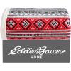 imageEddie Bauer  Throw Blanket Reversible Sherpa Fleece Bedding Home Decor for All Seasons New Castle Red ThrowFair Isle RedBlack